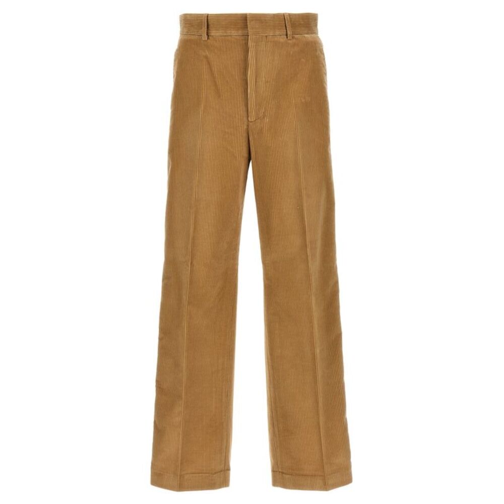 Palm Angels Beige Cotton Casual Men's Pants